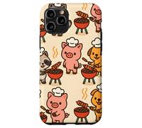 BBQ Party Animals Kawaii Grill Parade Summer Fun Custodia per iPhone 11 Pro