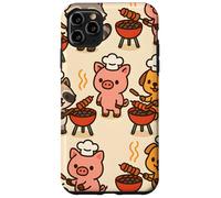 BBQ Party Animals Kawaii Grill Parade Summer Fun Custodia per iPhone 11 Pro Max