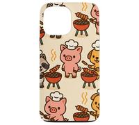 BBQ Party Animals Kawaii Grill Parade Summer Fun Custodia per iPhone 13 Pro Max