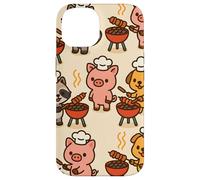 BBQ Party Animals Kawaii Grill Parade Summer Fun Custodia per iPhone 14