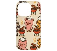 BBQ Party Animals Kawaii Grill Parade Summer Fun Custodia per iPhone 14 Pro