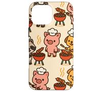 BBQ Party Animals Kawaii Grill Parade Summer Fun Custodia per iPhone 16 Pro Max