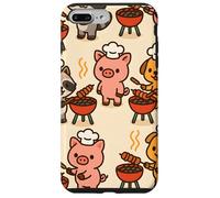 BBQ Party Animals Kawaii Grill Parade Summer Fun Custodia per iPhone 7 Plus/8 Plus