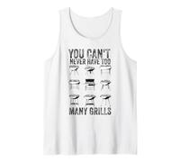 BBQ Pit Master Divertente Che Non Si Possono mai Avere troppe Griglie Canotta