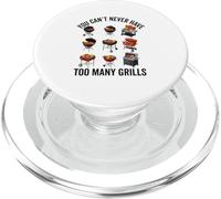 BBQ Pit Master Divertente che non si possono mai avere troppe griglie PopSockets PopGrip per MagSafe