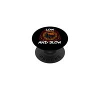 BBQ Pitmaster Low And Slow Offset Smoker Grilling PopSockets PopGrip Adesivo