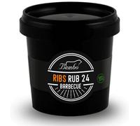 BBQ Ribs Rub 24 Bembo - 100 g - Mix Spezie per Costine di Maiale e Ribs - Rub Barbecue per Marinatura a Secco - Ideale per Griglia e Affumicatura - Made in Italy