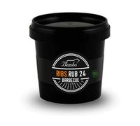 BBQ Ribs Rub 24 Bembo - Mix Spezie per Costine di Maiale e Ribs - Rub Barbecue per Marinatura a Secco - Ideale per Griglia e Affumicatura - Made in Italy - 500 g