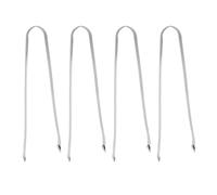 BBQ Sausage Turning Tongs Premium 304 Stainless Steel Multipurpose Barbecue Kitchen Cooking Tongs for Flipping Grilling Sausages Outdoor BBQ Parties Set of 4