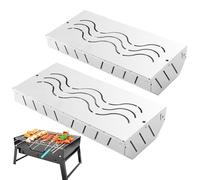 BBQ SMOKER BOX, SMOKER BOX PER GRILL Scatola di fumatori in acciaio