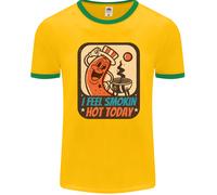 BBQ Smokin Hot Oggi Divertente Grill Uomo Ringer Fotl