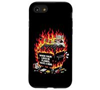 BBQ Team Trashpanda Dumpster Fire Raccoon Grill Crew Custodia per iPhone SE (2020) / 7/8