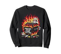 BBQ Team Trashpanda Dumpster Fire Raccoon Grill Crew Felpa