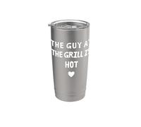 BBQ The Guy at the Grill è un design accattivante e Bicchiere termico in acciaio inox doppia parete