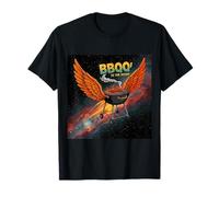 BBQ To The Moon Grill Spazio di Lancio Salsiccia Cookout Maglietta