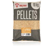 BBQ-Toro Apricot Pellets in legno di albicocco al 100% | 10 kg | Pellet in albicocco per grill, smoker, pellet per forni da pizza o impianti di riscaldamento | Pellet per barbecue