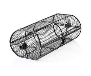 BBQ-Toro Cestello per grigliare per girarrosto | 42 x 21 x 14,5 cm | Cestello girarrosto universale, gabbia per girarrosto