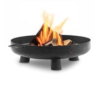 BBQ-Toro Ciotola per fuoco Ø 70 cm | nero | ciotola per fuoco da esterno con tre gambe e due maniglie | Braciere da giardino, pozzo per fuoco, vassoio per fuoco