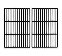 BBQ-Toro Griglia in ghisa (2 pezzi) | smaltata | 27,5 x 41,5 cm ciascuna | Griglia in ghisa per barbecue a gas, barbecue a carbonella | Adatta per Tepro Toronto, Aktiva Angular, El Fuego Montreal