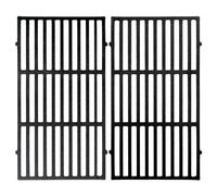 BBQ-TORO Griglia per Barbecue in ghisa 26 x 44,5 cm (2 Pezzi) | griglia in ghisa, graticola, Set di Griglie per Barbecue | Accessori per Barbecue, graticola Set