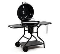 BBQ-Toro Grill a Sfera Ø 57 cm Con Ripiano e Sollevatore | Superficie Ø 54,5 cm | BBQ a Carbone Con Coperchio