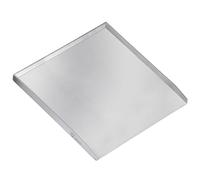 BBQ-Toro Piastra barbecue in acciaio inox | 40 x 41,5 cm | BBQ plancha | rettangolare, universale e solida | piastra per grigliare a carbonella e a gas, accessori per barbecue, padella per grigliare