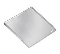 BBQ-Toro Piastra barbecue in acciaio inox | 40 x 41,5 cm | BBQ plancha | rettangolare, universale e solida | piastra per grigliare a carbonella e a gas, accessori per barbecue, padella per grigliare