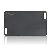 BBQ-Toro Piastra per grigliare in ghisa con maniglie | 40 x 23 cm | piastra reversibile, utilizzabile su ambedue le parti | rettangolare, universale e solida