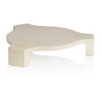BBQ-Toro Pietra deflettore da 24 cm di diametro - 34 cm di diametro, pietra per pizza adatta per griglia in ceramica Kamado da 39 cm di diametro | pietra deflettore per bassa temperatura, pietra per