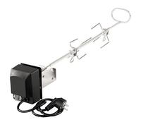 BBQ-Toro Set di spiedini in acciaio inox per Barbecue Weber Genesis, Serie E 200, E 300, S 200, S 300 con 2 aghi da carne, motore, supporto per motore, girarrosto