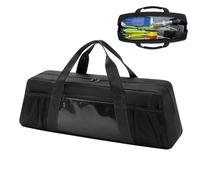 BBQ Utensil Storage, Grill Tool Organizer 22 X 6.5 X 7.2 Inches, Large Organizer Case, Ergonomic Comfortable Carry Handles, Ideal for Outside Picnic Barbeque, 18.3x16.5x55.9cm