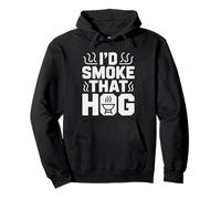 BBQ Whole Hog Felpa con Cappuccio