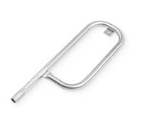 BBQ-Yummy Bruciatore in acciaio inox da 43,2 cm per Weber Q100 Q120 Q1000 Q1200, bruciatore a gas 60040 per Weber Q100, accessorio per bruciatore Tube per Weber Q120