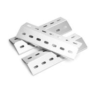 BBQ-Yummy Copertura universale in acciaio inox per Enders San Diego 3, 33,5 x 12 cm, piastra riscaldante per Enders San Diego Evo, distributore di fiamma, 3 pezzi