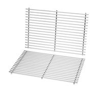 BBQ-Yummy Griglia in acciaio inox 7639 per Weber Spirit 300 Series, E310 320 S310 S320 (con manopole anteriori), 44,2 x 30 cm, pezzi di ricambio per barbecue Weber 7527 7525 7638, 2 pezzi