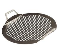 BBQNovation Griglia Topper - Piastra in acciaio inox - Accessori per barbecue perforati compatibile con barbecue a sfera, Kamado, Weber, Big Green Egg - Ideale per piccoli ingredienti