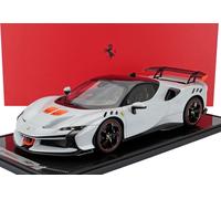 BBR 1/12 FERRARI SF90 XX STRADALE 2024 CON VETRINA MODELLINO STATICO DIECAST