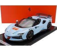 BBR 1/12 FERRARI SF90 XX STRADALE SPIDER 2024 CON VETRINA MODELLINO AUTO STATICO