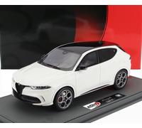 BBR 1/18 ALFA ROMEO TONALE TRIBUTO 2023 BIANCO VETRINA MODELLINO STATICO DIECAST