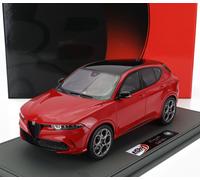 BBR 1/18 ALFA ROMEO TONALE TRIBUTO 2023 ROSSO VETRINA MODELLINO STATICO DIECAST