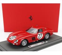 BBR 1/18 FERRARI 250 GTO 27 LE MANS 1964 VETRINA MODELLINO STATICO DIECAST