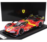 BBR 1/18 FERRARI 499P WEC 6H SPA 2023 CALADO PIER GUIDI MODELLINO STATICO