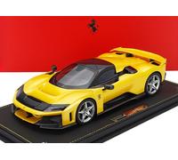 BBR 1:18 FERRARI F80 2024 CERCHI SILVER CON VETRINA GIALLO MODELLINO AUTO STATIC