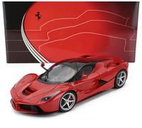 BBR 1/18 FERRARI LAFERRARI 2013 ROSSO CERCHI ARGENTO MODELLINO STATICO DIECAST