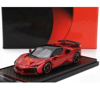 BBR 1/43 FERRARI SF90 XX STRADALE 2024 ROSSO VETRINA MODELLINO STATICO DIECAST