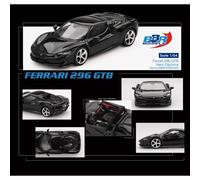 BBR Ferrari 296 GTB Nero Daytona Die Cast 1/64