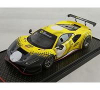 BBR Ferrari 488 Modificata Yellow matt silver 2020 1/43 BBRC255