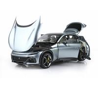 Bbr Models BBR18053A - Ferrar. Purosangue with Panoramic Roof Grigio Titanio with Openings - Scala 1/18 - modellino Auto