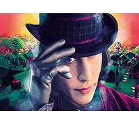 BBSYDH Quadro Su Tela 50 * 70cm Senza Cornice TIM BURTON WILLY WONKA Poster e stampe murali Arredamento moderno per la casa da letto della famiglia