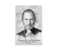 BBSYDH Quadro Su Tela 60 * 90cm Senza Cornice Steve Jobs Picture Print Modern Family Bedroom Decor Posters